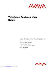 Avaya Telephone User Manual