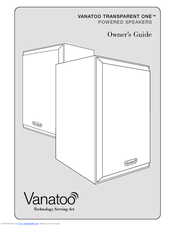 Vanatoo Transparent One Owner's Manual