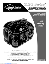 Briggs & Stratton 01532-2 Owner's Manual