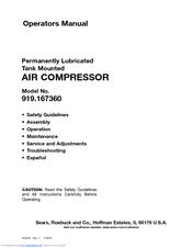 Craftsman 919.167360 Operators Operator's Manual