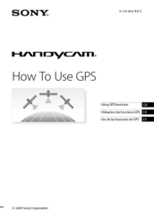 Sony Handycam Series How To Use Manual