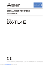 Mitsubishi Electric DX-TL4E User Manual