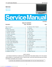 HP S17X Service Manual