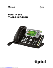 Yealink tiptel IP 386 Manual