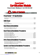 Power Computing Minitower 166 User Manual