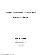 Ricoma TCS1501 Instruction Manual