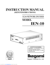 Ikegami IEN-10 Instruction Manual