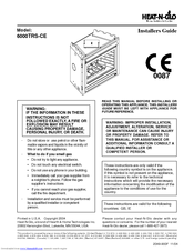 Heat-N-Glo 6000TRS-CE Installer's Manual