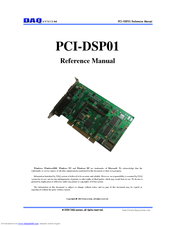 DAQ PCI-DSP01 Reference Manual