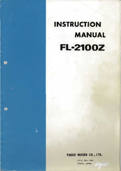 Yaesu FL-2100Z Instruction Manual