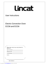 Lincat ECO9 User Instructions