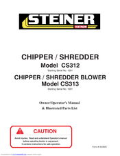 Steiner CS313 Owner's/Operator's Manual