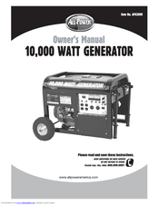 All-Power APG3090 Owner's Manual