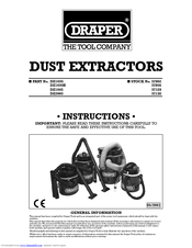 Draper DE1045 Instructions Manual