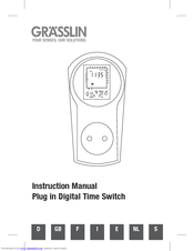 Grasslin Plug in Digital Time Switch Instruction Manual