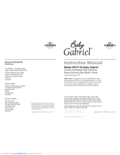 Olymberyl HF217-SE Baby Gabriel Instruction Manual
