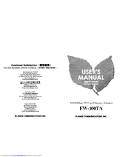 Planex FW-100TA User Manual