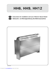 HARVIA HH6 Instructions For Installation And Use Manual