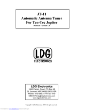 LDG JT-11 Manual