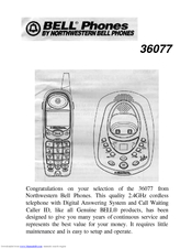 Bell Phones 36077 Instructions Manual