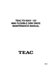 Teac FD-55GV Maintenance Manual