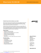 XPower 300 Owner's Manual