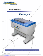 LaserPro Mercury II User Manual