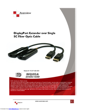 Avenview FO-DP-300-EMI Instruction Manual