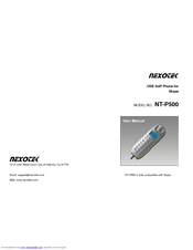 Nexotek NT-P500 User Manual