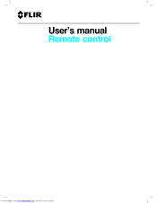 FLIR Remote control User Manual