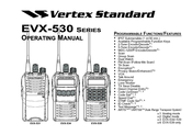 Verterx Standard EVX-534 Operating Manual