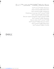 Dell Latitude E4200 Media Base User Manual