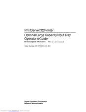 Digital Equipment PrintServer 32Printer Operator's Manual