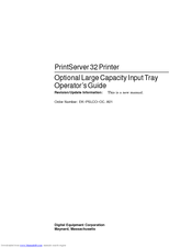 Digital Equipment PrintServer 32 Operator's Manual