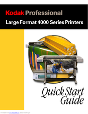 Kodak 4000 series Quick Start Manual
