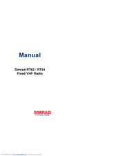 Simrad RT62 Manual