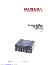 Marenius MM-4220 T/C Manual