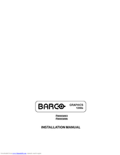 Barco R9000896 Installation Manual