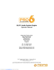 Midas DL371 Operator's Manual
