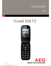 AEG Voxtel M410 User Manual