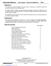 Automation Correct Coal-trol Digital TS2 Instruction Manual