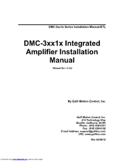 Galil DMC-3xx11 Installation Manual