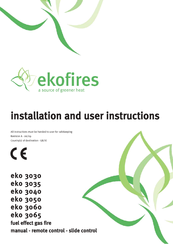 Focal Point eko 3035 Installation And User Instructions Manual