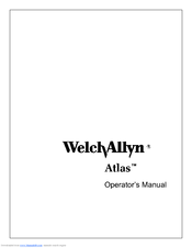 Welch Allyn Atlas Operator's Manual