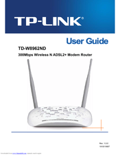 TP-Link TD-W8962ND User Manual