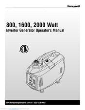 Honeywell 800 Watt Operator's Manual