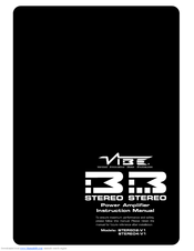 VIBE STEREO2-V1 Instruction Manual