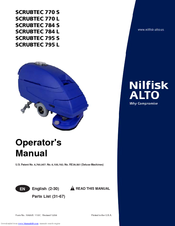 Nilfisk-Alto Scrubtec 770 S Operator's Manual