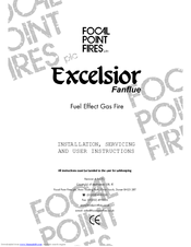 Focal Point Excelsior Fanflue Installation, Servicing And User Instructions Manual
