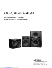 Apogee APL-10 Manual